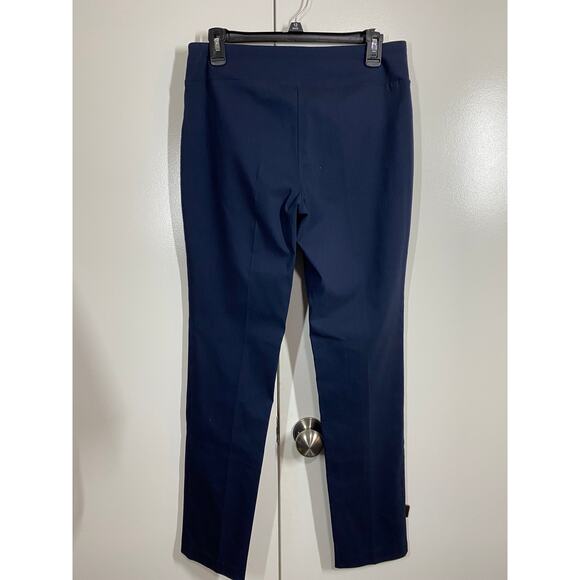 Alfani Navy Blue Pull Up Stretch Pants Size 6 - Picture 5 of 7